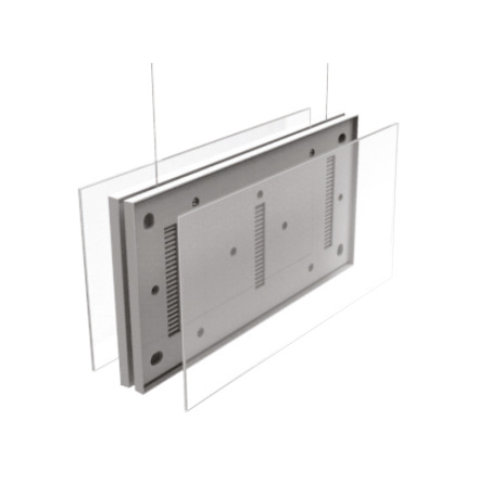 I-Sign Eco Flex hngande skylt, gr, 300x150mm.