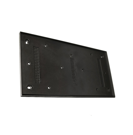 I-Sign Eco Fix vggmonterad skylt, svart, 300x150mm