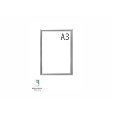 Snäppram/Window Frame,25mm, A3