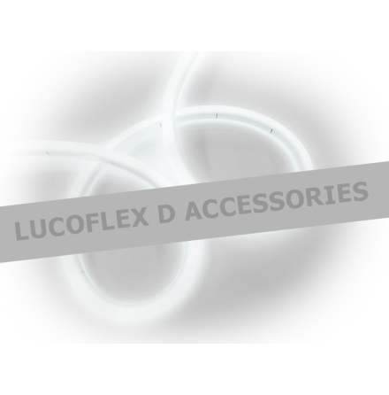 Silicone endcap for LucoFLEX D, with hole for cable (10 pcs).