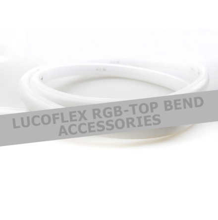 End caps for LucoFLEX RGB Top Bend, (50pcs)