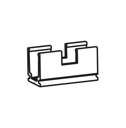 Aluminium Mounting Channel for LucoFLEX, 1m length