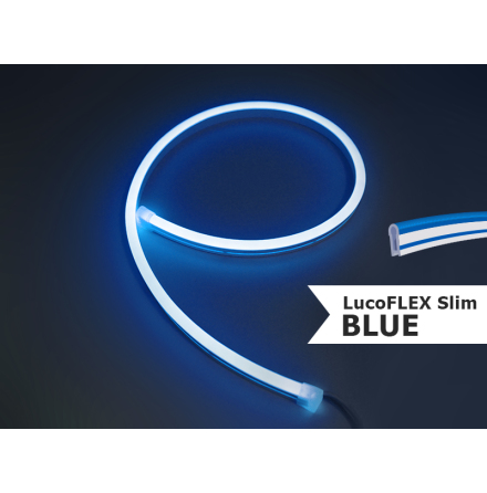LUCOFLEX SLIM Blue, 5m adjustable