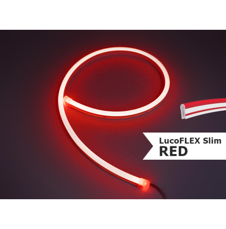 LUCOFLEX SLIM Red - 5m adjustable