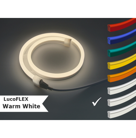 LUCOFLEX Warm white - 15m adjustable fp. med 15 meter - 9,6W/m 24v