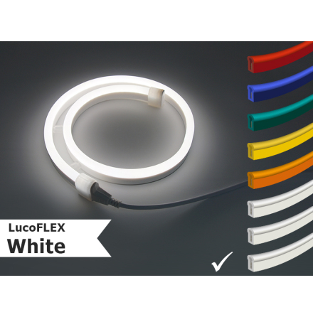 LUCOFLEX Daylight white - 15m adjustable fp. med 15 meter - 9,6W/m