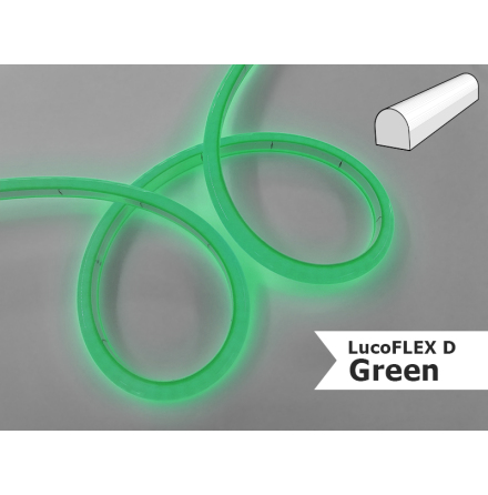 LUCOFLEX D Green - 15m adjustable fp. med 15 meter - 7,7W/m