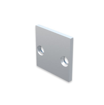 Endcap for square profiles (8mm panel)