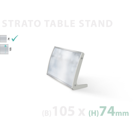 Strato Table Stand, Insert 105x74mm 