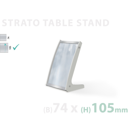 Strato Table Stand, Insert 105x74mm 