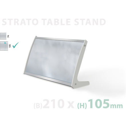 Strato Table Stand, Insert 210x105mm