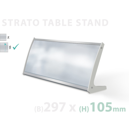 Strato Table Stand, Insert 297x105mm 