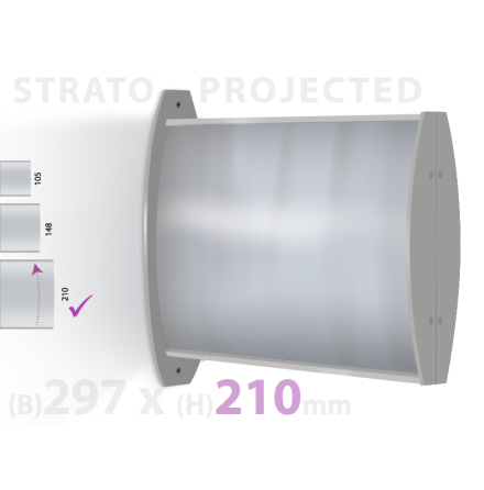 Strato Projected, skyltyta 297x210mm, A4L 