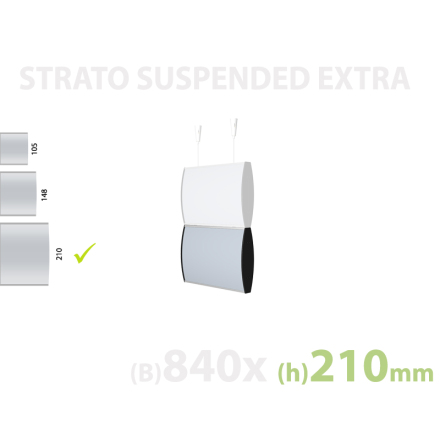Strato Extra Skyltpanel, 840x210mm