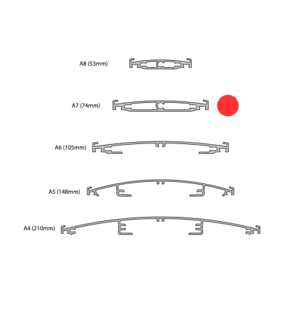 Strato profil, bredd 78mm (A7)