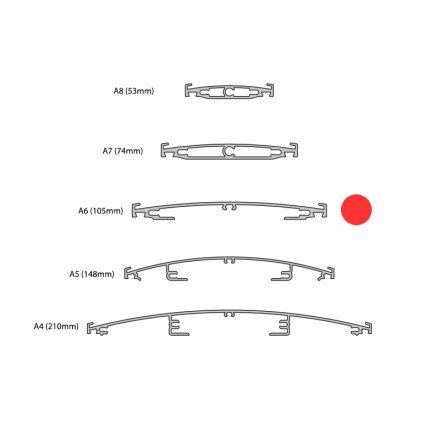 Strato profil, bredd 109mm (A6)