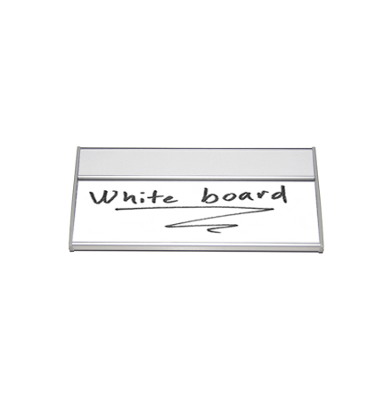 Whiteboardskylt, 1st namnskyltspanel och 1st wb-yta, skyltyta b200 x h31+ h62mm