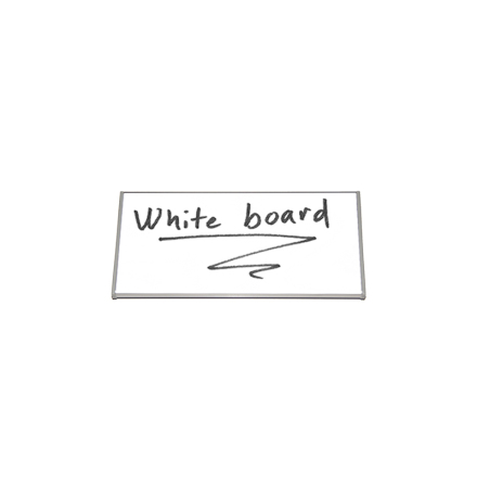 Whireboardskylt, skyltyta b200 x 93mm