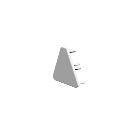 TRIANGULAR ENDCAP, 31mm, GREY