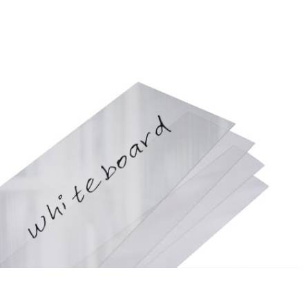 Frontplast i remsa med whiteboard laminat, h27