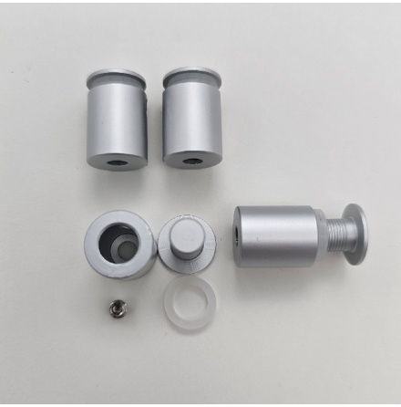 15mm Thin head standoff for 2-7mm panel Aluminium, blister with 4 pc