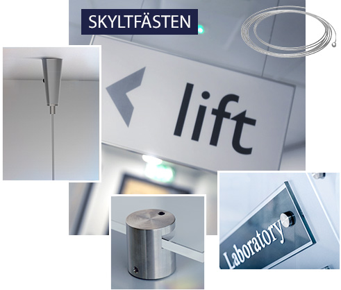 skyltfästen